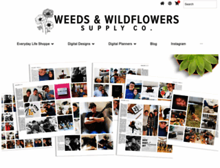 weedsandwildflowersdesign.com screenshot