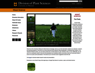 weedscience.missouri.edu screenshot