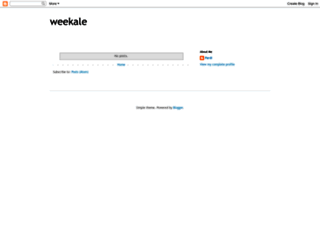 weekale.blogspot.com.br screenshot