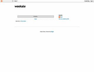 weekale.blogspot.com screenshot