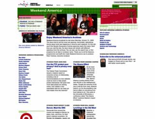 weekendamerica.publicradio.org screenshot