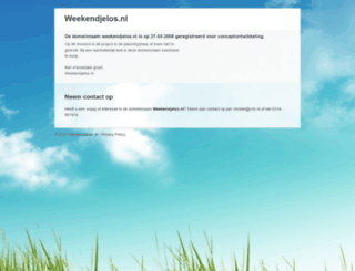 weekendjelos.nl screenshot