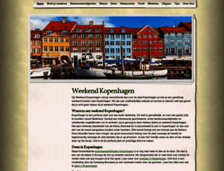 weekendkopenhagen.nl screenshot