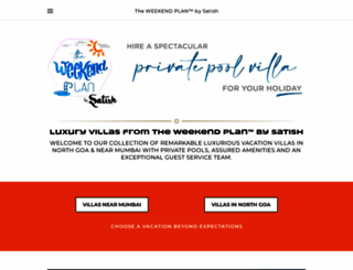 weekendplan.in screenshot