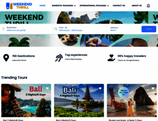 weekendthrill.com screenshot