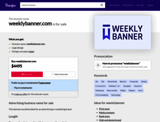 weeklybanner.com screenshot