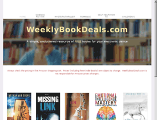 weeklybookdeals.com screenshot