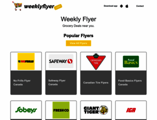 weeklyflyer.com screenshot