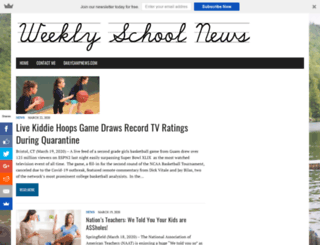 weeklyschoolnews.com screenshot