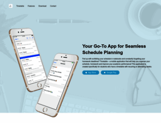 weeklytimetable.app screenshot
