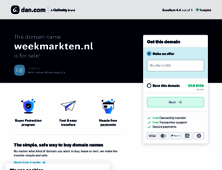 weekmarkten.nl screenshot