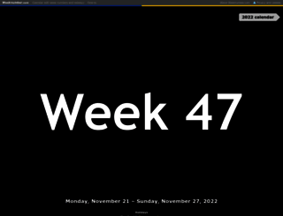 weeknumber.net screenshot