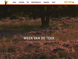 weekvandeteek.nl screenshot
