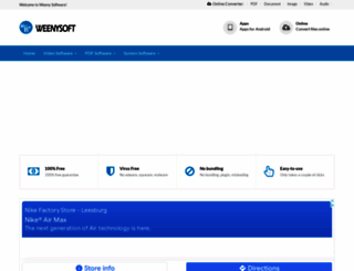 weenysoft.com screenshot