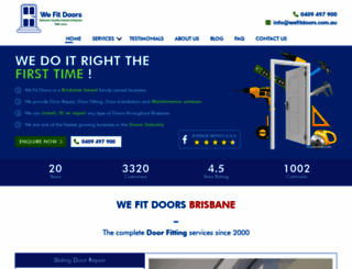 wefitdoors.com.au screenshot