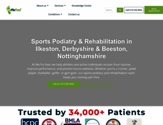 wefixfeet.co.uk screenshot