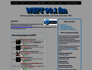 weft.org screenshot