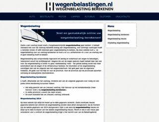 wegenbelastingen.nl screenshot