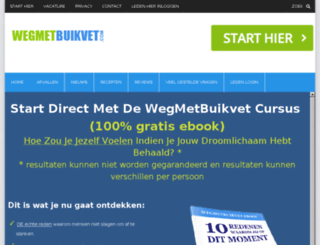 wegmetbuikvet.com screenshot