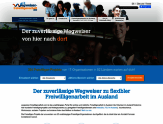 wegweiser-freiwilligenarbeit.com screenshot