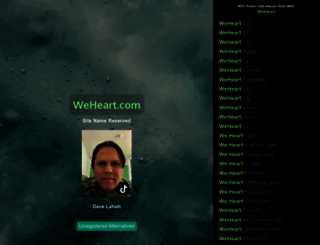 weheart.com screenshot
