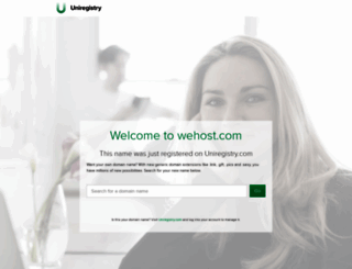 wehost.com screenshot