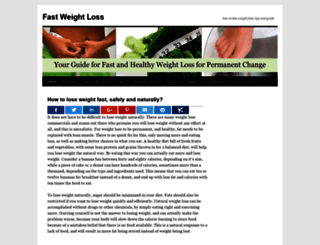 weight.lossfast.com screenshot