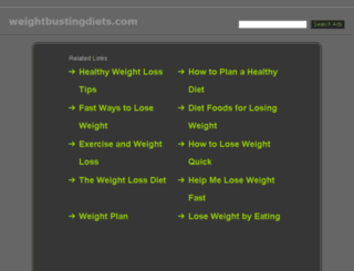 weightbustingdiets.com screenshot