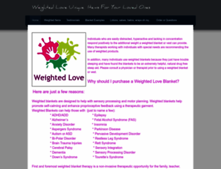 weightedlove.weebly.com screenshot
