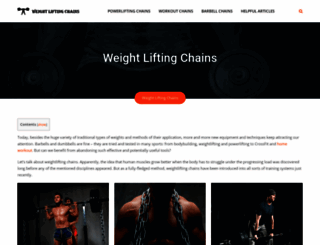 weightliftingchains.com screenshot
