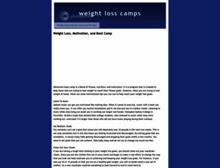 weightlosscamps12.blogspot.com.au screenshot