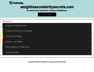 weightlosscelebritysecrets.com screenshot