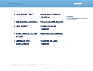 weightlossdiary.com screenshot