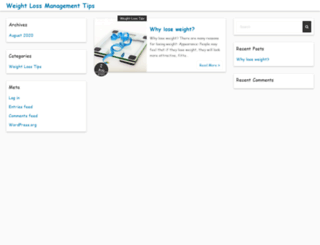 weightlossmanagementtips.com screenshot