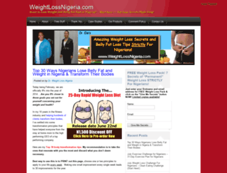 weightlossnigeria.com screenshot