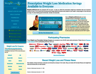 weightlossrxcard.com screenshot