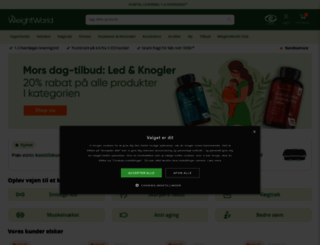 weightworld.dk screenshot