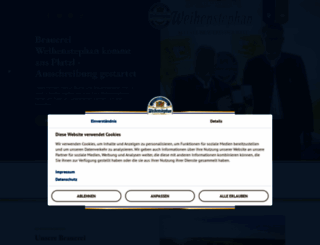 weihenstephaner.de screenshot