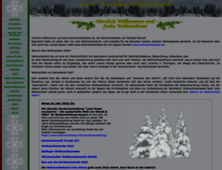 weihnachtenseite.de screenshot