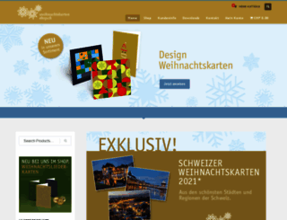 weihnachtskartenshop.ch screenshot