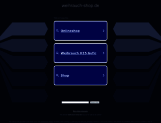 weihrauch-shop.de screenshot