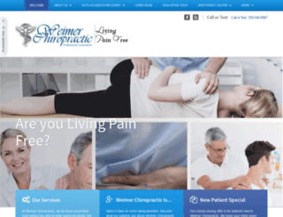 weimerchiropractic.com screenshot