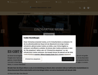 weingut-frankenstein.de screenshot