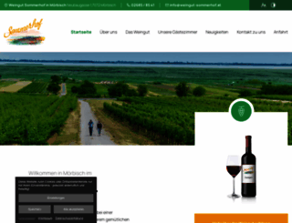 weingut-sommerhof.at screenshot