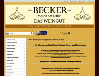 weinshop-becker.de screenshot