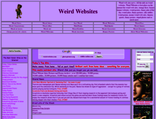 weird-websites.com screenshot