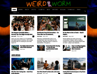 weirdworm.com screenshot