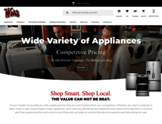 weirsappliances.com screenshot