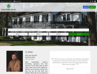 weiss-lakefront-properties.com screenshot