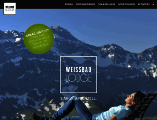 weissbadlodge.ch screenshot